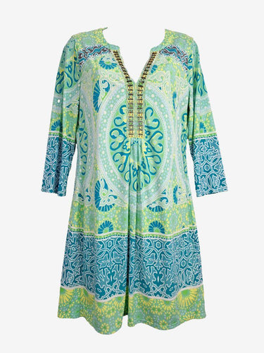 Hale Bob Mint Green Resort Mini Dress Size M by SwapUp-Online Second Hand Store-Online Thrift Store