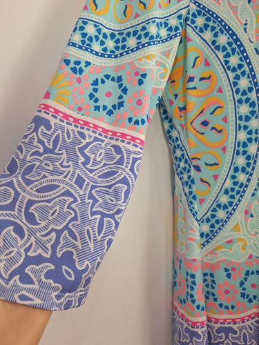 Hale Bob Pastel Beaded Resort Mini Dress Size M by SwapUp-Online Second Hand Store-Online Thrift Store