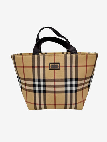 Burberry Iconic Checked Tope Handle Bag Size None by SwapUp-Online Second Hand Store-Online Thrift Store