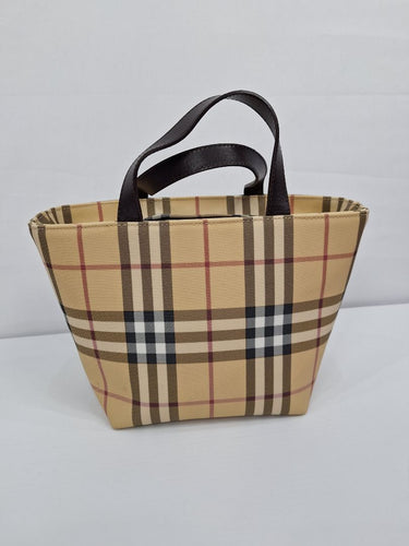 Burberry Iconic Checked Tope Handle Bag Size None by SwapUp-Online Second Hand Store-Online Thrift Store