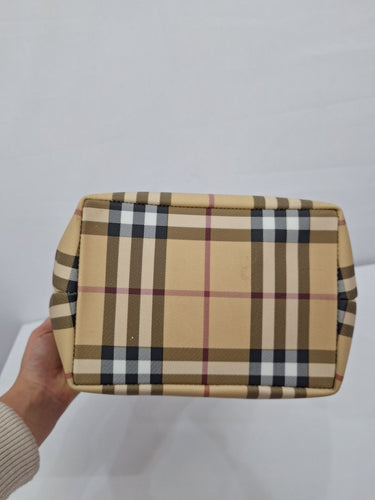 Burberry Iconic Checked Tope Handle Bag Size None by SwapUp-Online Second Hand Store-Online Thrift Store
