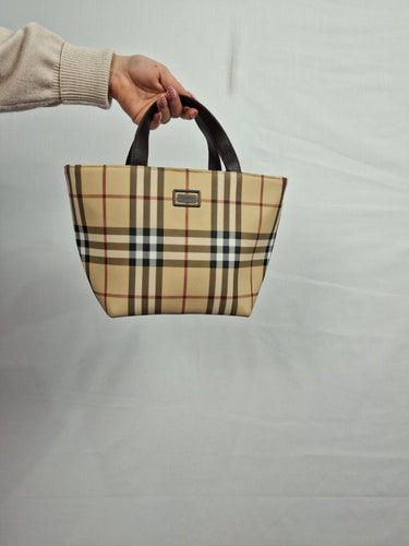 Burberry Iconic Checked Tope Handle Bag Size None by SwapUp-Online Second Hand Store-Online Thrift Store