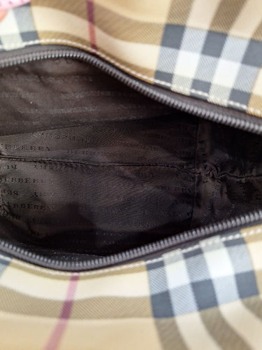 Burberry Iconic Checked Tope Handle Bag Size None by SwapUp-Online Second Hand Store-Online Thrift Store