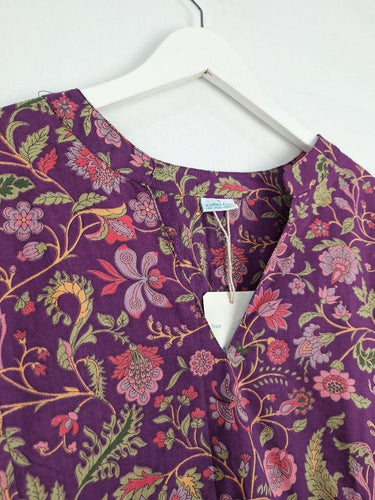 Karma East Kyra Periwinkle Frilled Blouse Size XXXL by SwapUp-Online Second Hand Store-Online Thrift Store
