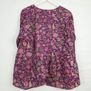 Karma East Kyra Periwinkle Frilled Blouse Size XXXL by SwapUp-Online Second Hand Store-Online Thrift Store