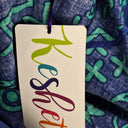 Keshet Vibrant Parade Blue Wrapped Midi Skirt Size XL by SwapUp-Online Second Hand Store-Online Thrift Store