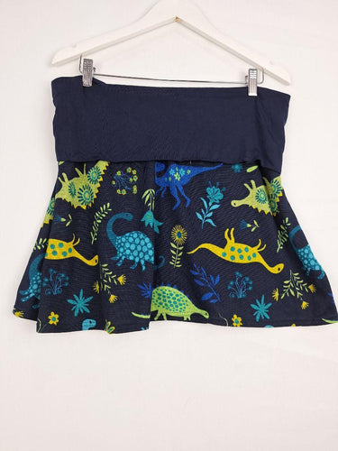 Keshet Dino Ocean Jersey Mini Skirt Size XXL by SwapUp-Online Second Hand Store-Online Thrift Store