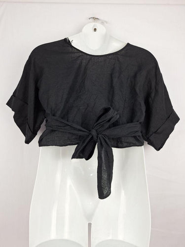 Country Road Timeless Wrapped Linen Top Size 16 by SwapUp-Online Second Hand Store-Online Thrift Store