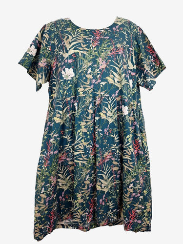Karma East Eucalypts Floral Shift Midi Dress Size XXXL by SwapUp-Online Second Hand Store-Online Thrift Store