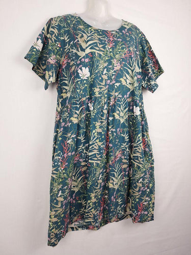 Karma East Eucalypts Floral Shift Midi Dress Size XXXL by SwapUp-Online Second Hand Store-Online Thrift Store