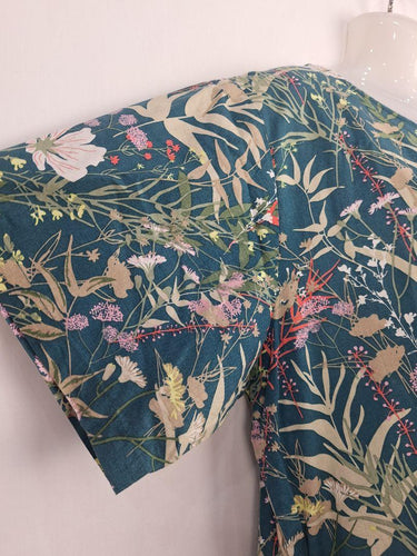Karma East Eucalypts Floral Shift Midi Dress Size XXXL by SwapUp-Online Second Hand Store-Online Thrift Store