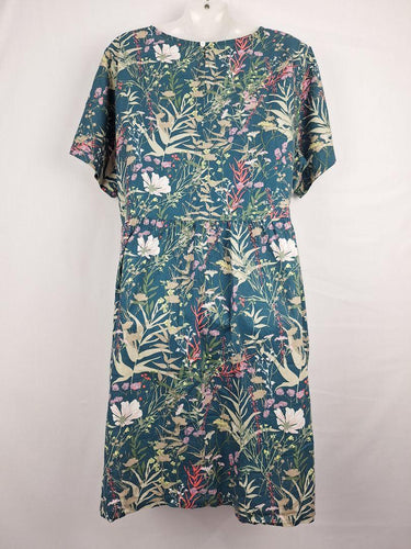 Karma East Eucalypts Floral Shift Midi Dress Size XXXL by SwapUp-Online Second Hand Store-Online Thrift Store