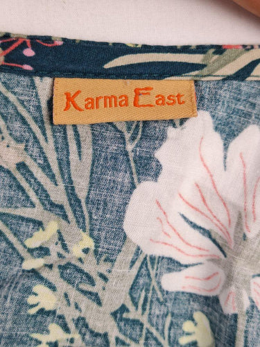 Karma East Eucalypts Floral Shift Midi Dress Size XXXL by SwapUp-Online Second Hand Store-Online Thrift Store