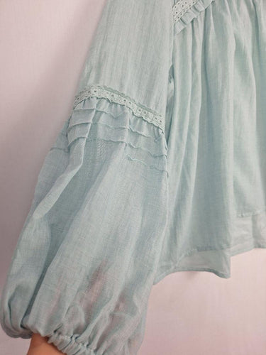Liz Jordan Airy Lace Pintuck Top Size 18 by SwapUp-Online Second Hand Store-Online Thrift Store