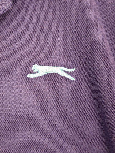 Slazenger Retro Purple Polo Top Size XXL by SwapUp-Online Second Hand Store-Online Thrift Store