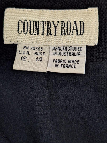 Country Road Classy Wool Blend Midi Skirt Size 14 by SwapUp-Online Second Hand Store-Online Thrift Store