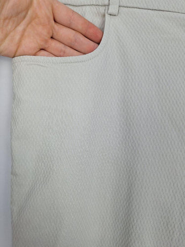 Postie Smart Off White Stretch Waist Pants Size 16 by SwapUp-Online Second Hand Store-Online Thrift Store