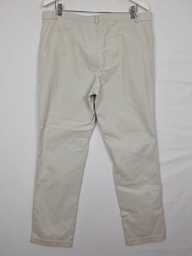 Postie Smart Off White Stretch Waist Pants Size 16 by SwapUp-Online Second Hand Store-Online Thrift Store