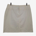 Review Cotton Staple White Mini Skirt Size 14 by SwapUp-Online Second Hand Store-Online Thrift Store