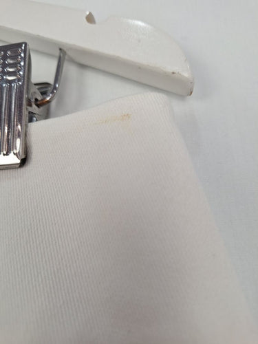 Review Cotton Staple White Mini Skirt Size 14 by SwapUp-Online Second Hand Store-Online Thrift Store