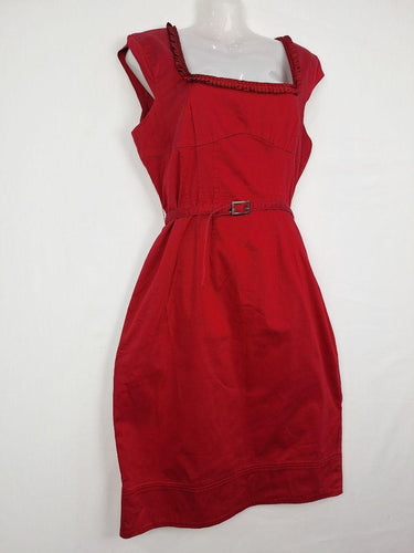 Ojay Sophisticated Square Pleated Neck Dress Size 16 by SwapUp-Online Second Hand Store-Online Thrift Store