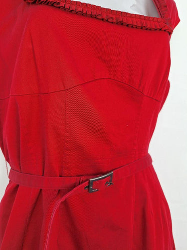 Ojay Sophisticated Square Pleated Neck Dress Size 16 by SwapUp-Online Second Hand Store-Online Thrift Store