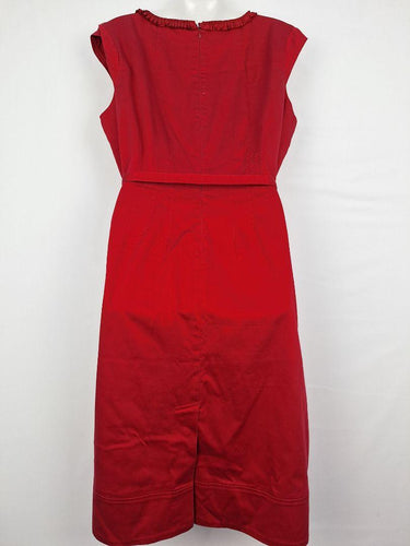 Ojay Sophisticated Square Pleated Neck Dress Size 16 by SwapUp-Online Second Hand Store-Online Thrift Store