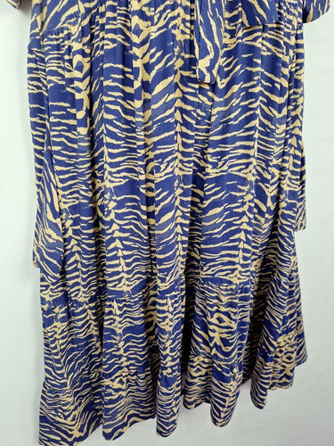 Exotica Tiger Print Bow Tie Neck Dress Size XXL by SwapUp-Online Second Hand Store-Online Thrift Store