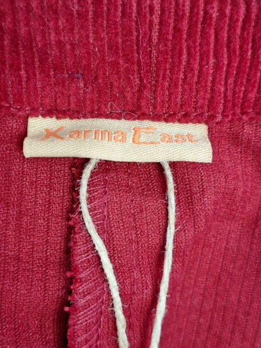 Karma East Corduroy Feel Scarlet Red Dress Size XL by SwapUp-Online Second Hand Store-Online Thrift Store