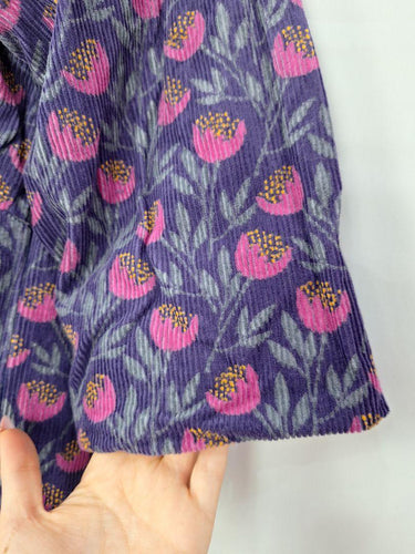 Karma East Corduroy Feel Indigo Flower Dress Size XXL by SwapUp-Online Second Hand Store-Online Thrift Store