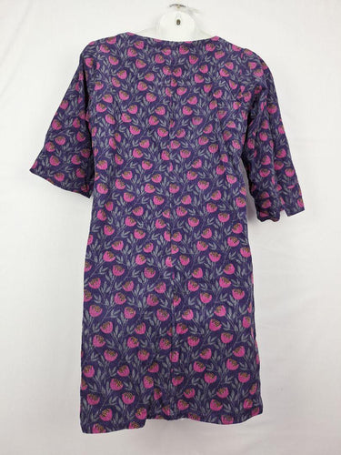 Karma East Corduroy Feel Indigo Flower Dress Size XXL by SwapUp-Online Second Hand Store-Online Thrift Store