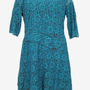 Artline Fractional Elegant Lace Teal Midi Dress Size M by SwapUp-Online Second Hand Store-Online Thrift Store