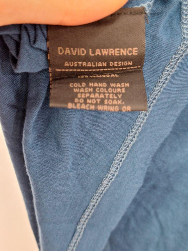 David Lawrence Relaxed Teal 3/4 Length Sleeve Top Size L by SwapUp-Online Second Hand Store-Online Thrift Store