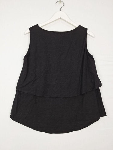 Soon Linen Blend Tank Top Size S by SwapUp-Online Second Hand Store-Online Thrift Store