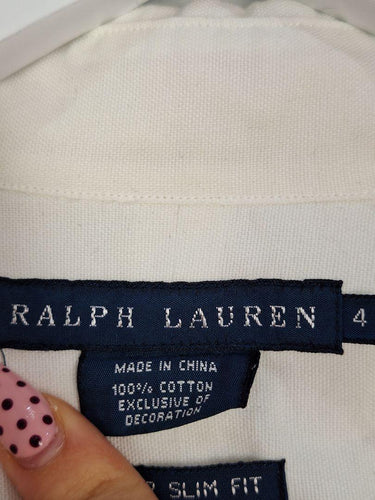 Ralph Lauren Classic Slim Fit Button-up Shirt Size 4 by SwapUp-Online Second Hand Store-Online Thrift Store