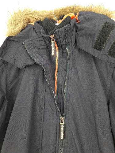 Superdry Navy Professional Parka Jacket Size S by SwapUp-Online Second Hand Store-Online Thrift Store