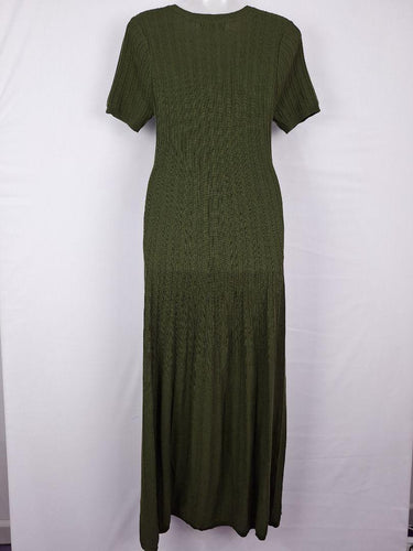 The Fated Moss Ribbed Knit Dress Size 12 by SwapUp-Online Second Hand Store-Online Thrift Store