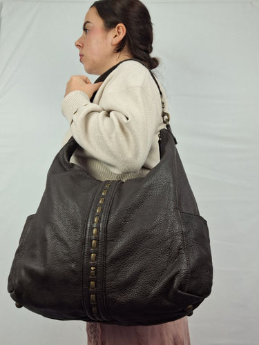 Liebeskin Berlin Chocolate Hobo Bag by SwapUp-Online Second Hand Store-Online Thrift Store