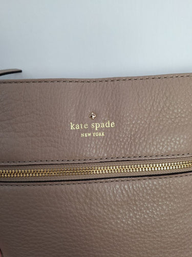Kate Spade Taupe Flat Shoulder Bag by SwapUp-Online Second Hand Store-Online Thrift Store