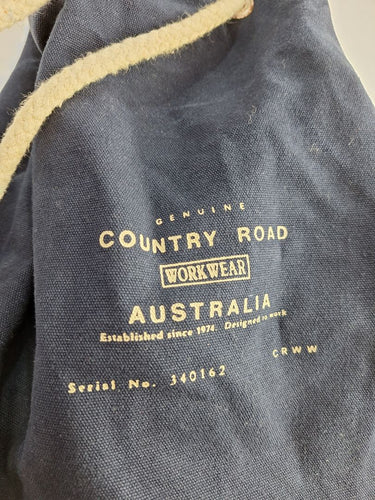Country Road Navy Vintage Duffle Bag by SwapUp-Online Second Hand Store-Online Thrift Store