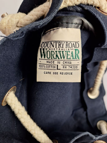 Country Road Navy Vintage Duffle Bag by SwapUp-Online Second Hand Store-Online Thrift Store