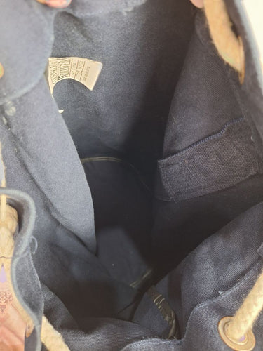Country Road Navy Vintage Duffle Bag by SwapUp-Online Second Hand Store-Online Thrift Store