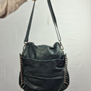 Nat and Nil Teal With Silver Hardware Slouch Bag Size by SwapUp-Online Second Hand Store-Online Thrift Store