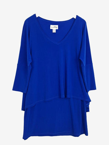Joseph Ribkoff Electric Blue Double Layer Top Size 16 by SwapUp-Online Second Hand Store-Online Thrift Store