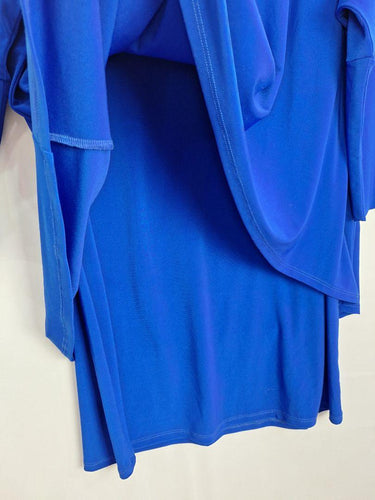 Joseph Ribkoff Electric Blue Double Layer Top Size 16 by SwapUp-Online Second Hand Store-Online Thrift Store