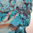 Smooth Semi Sheer Silk Flowing Jacket Size XXL by SwapUp-Online Second Hand Store-Online Thrift Store