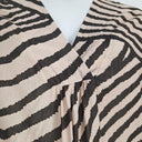 Assorted Brands Latte Striped Gathered Midi Dress Size XL by SwapUp-Online Second Hand Store-Online Thrift Store