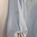 Nomad Baby Blue French Linen Tunic Midi Dress Size XXL by SwapUp-Online Second Hand Store-Online Thrift Store
