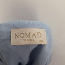 Nomad Baby Blue French Linen Tunic Midi Dress Size XXL by SwapUp-Online Second Hand Store-Online Thrift Store