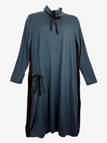 Foil High Neck Jersey Duo Midi Dress Size XL by SwapUp-Online Second Hand Store-Online Thrift Store